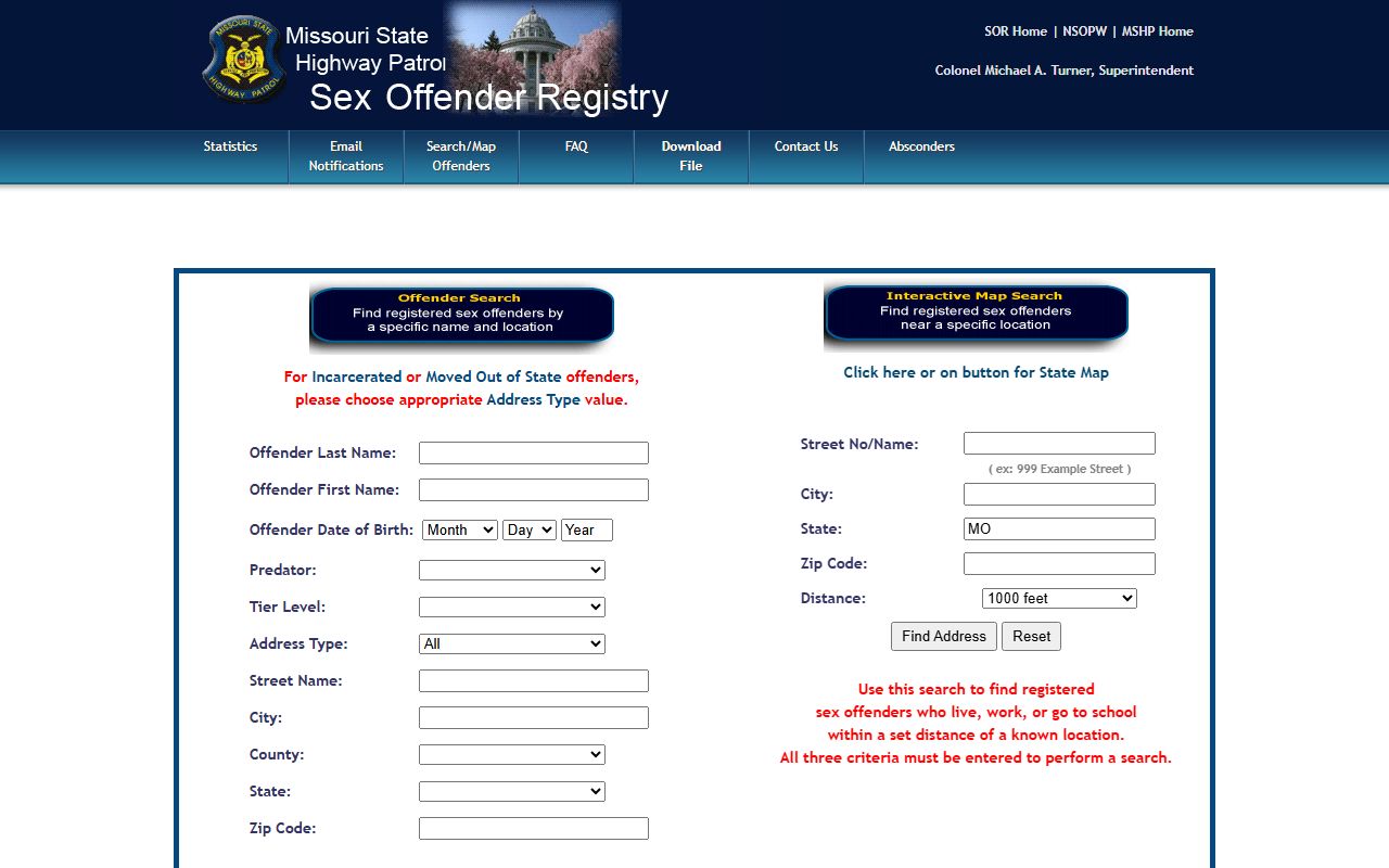 Bates County arrest records and MSHP registry search